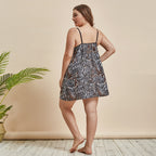 Lace A-Line Dress - Loose and Breathable Nightgown