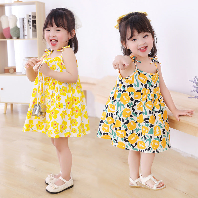 2024 Summer Girls' Floral Princess Dress (New Style)