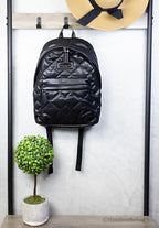 Marc Jacobs Moto Pillow Medium Black Quilted Backpack | Streetwear