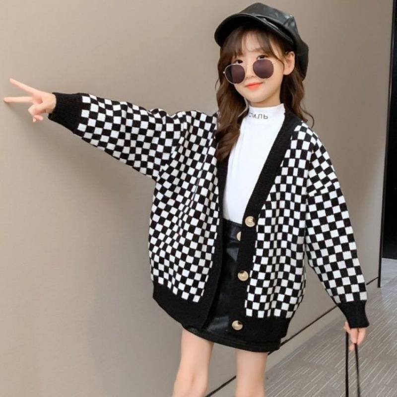 Loose Knit Western Style Cardigan for Men and Women