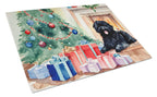 Puli Cozy Christmas Glass Cutting Board
