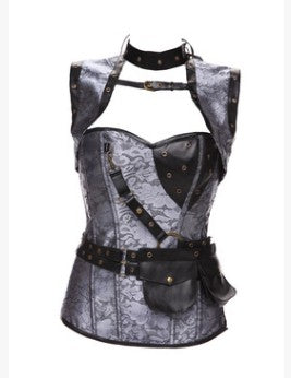 European Court Corset with Steel Bones