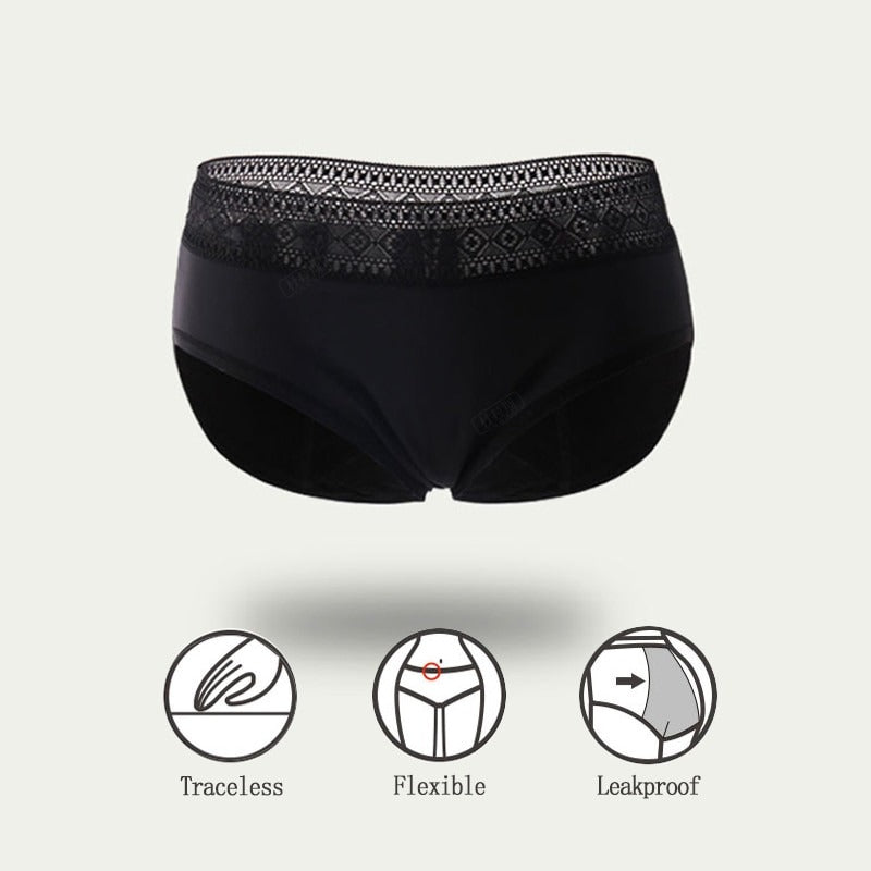 Ladies Lace High-Waist Panties