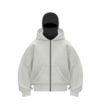 Fleece-lined Double Hood Sweater