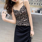 Leopard Print Camisole Women's Sleeveless Fashion Top