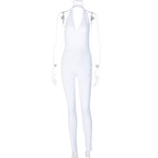 2023 Fall/Winter Women's Backless V-Neck Bodysuit