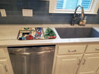 Italian Greyhound Cozy Christmas Dish Drying Mat