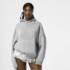 Hooded Pullover Sweater for Women with Pockets | Streetwear