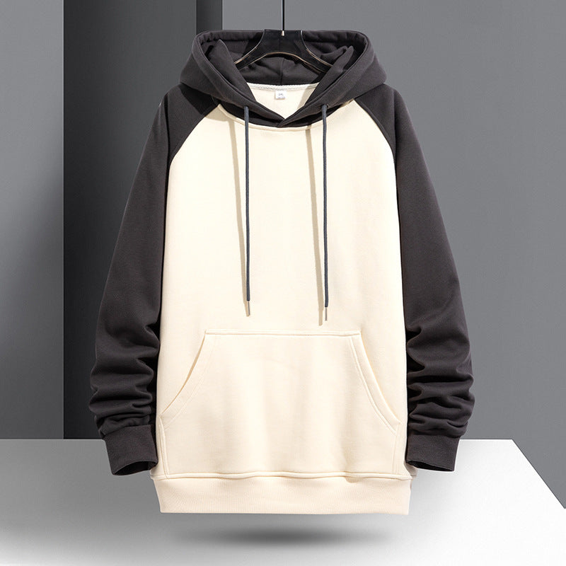 Loose Fit Casual Men's Hoodie with Raglan Sleeves 2023 | Streetwear