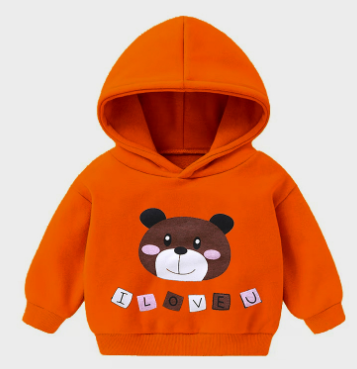 Hooded Cashmere Sweater for Boys and Girls