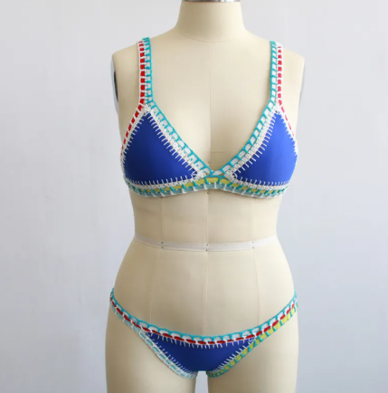 Women's Woven Bikini Set