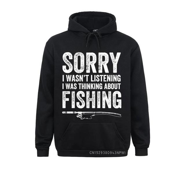 Funny Fisherman Quote Hoodie for Men - Vintage Style | Streetwear