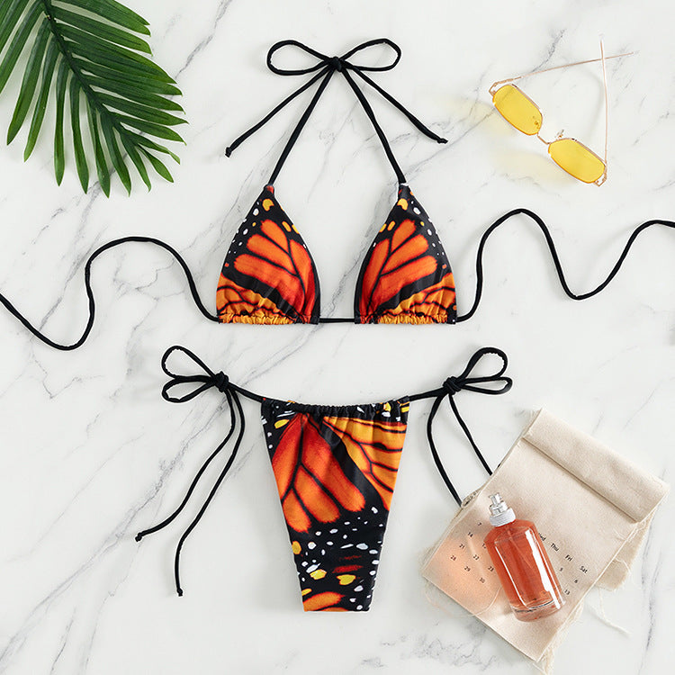 2023 Women's Two-Piece Digital Print Swimwear M3047
