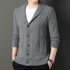 Men's Long Sleeved Knitted Cardigan by Tide Brand