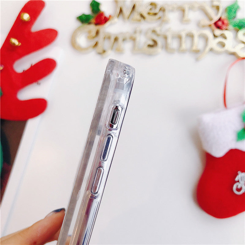 Santa Claus Christmas Tree Phone Case for iPhone & Samsung | Protective Cover