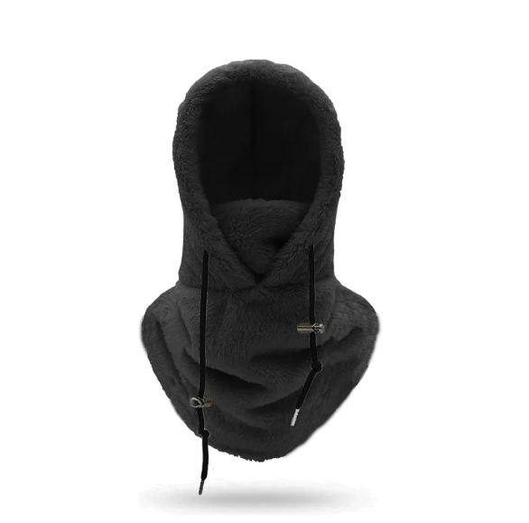 Winter Cycling Windproof Cap and Thick Scarf Set | Embroidered Cap