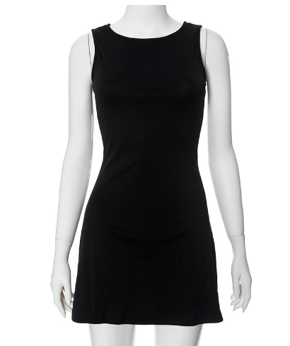 Casual Women's Summer Sleeveless Round Neck Dress
