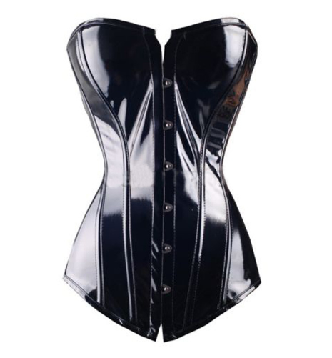 Vinyl Corset with Cool Shine (One Piece)