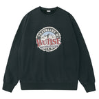 Retro 3D Bear Embroidered Long Sleeve Sweatshirt | Streetwear