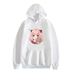 Rabbit Print Velvet Hooded Sweater (European & American)