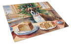 Boxer Christmas Cookies Glass Cutting Board