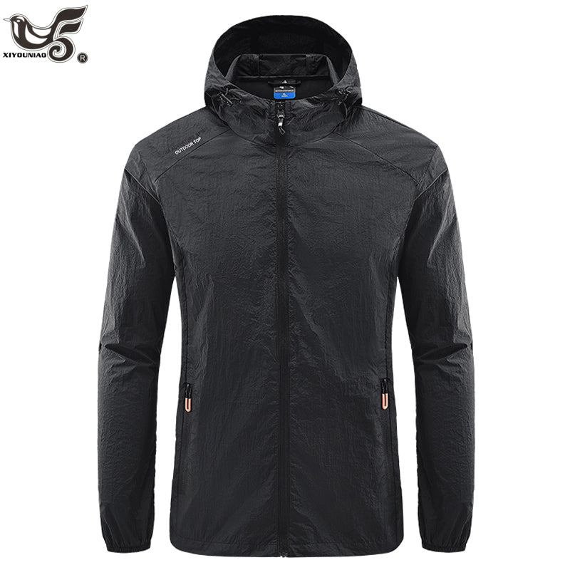 Packable Lightweight Men's Sun Protection Jacket