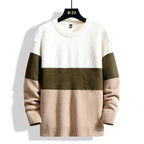 Loose Fit Knit Sweater in Trendy Lazy Style