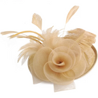 Hemp Yarn Ostrich Wool Banquet Top Hat | Embroidered Cap