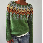 Color Block Loose Pullover | Streetwear