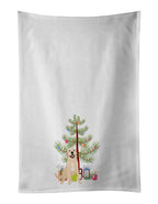 Labrador Retriever Yellow #2 Christmas Kitchen Towel Set of 2