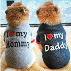 Thick Fleece Pet Clothes for Spring and Autumn