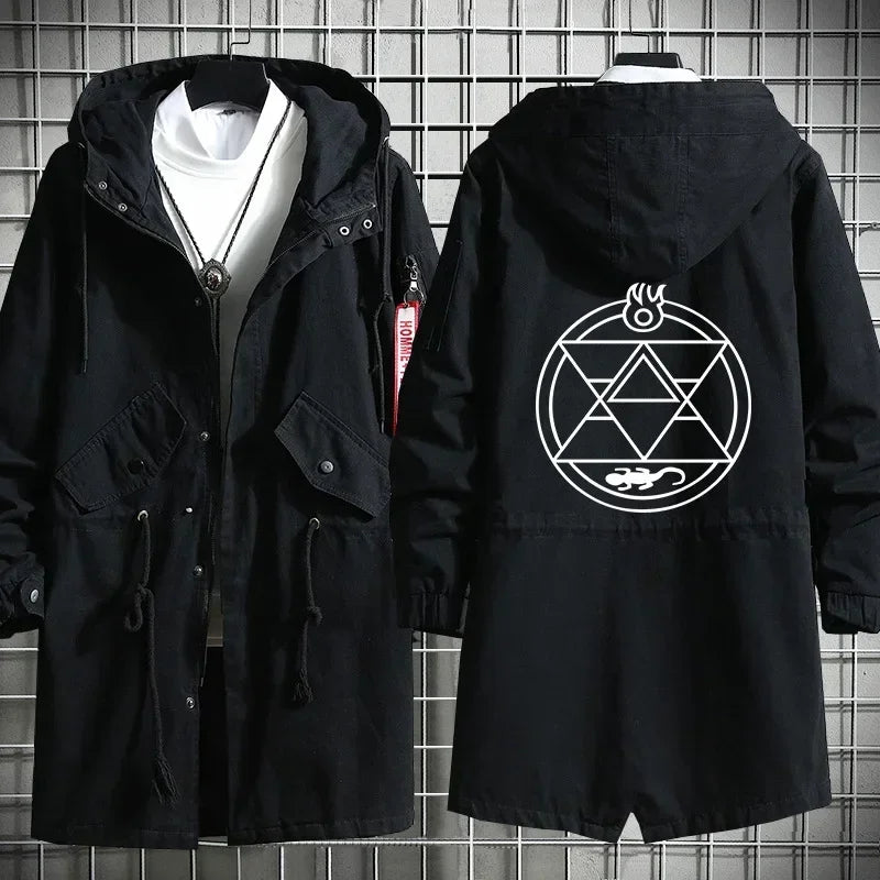 Anime Fullmetal Alchemist Edward Elric Hoodie Coat | Streetwear