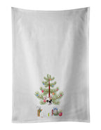 French Bulldog White #1 Christmas Kitchen Towel Set of 2