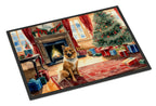 Finnish Spitz Cozy Christmas Doormat