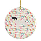 English Pointer Merry Christmas Ceramic Ornament