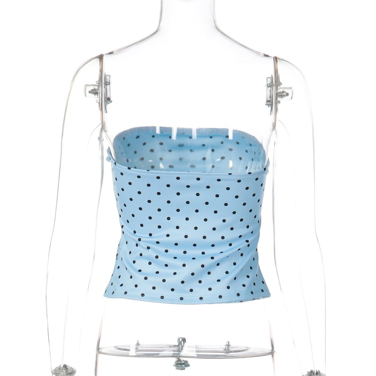Polka Dot Slim-fit Women's Tank Top