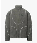 Lamb Wool Hooded Zipper Coat