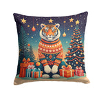 Tiger Christmas Throw Pillow