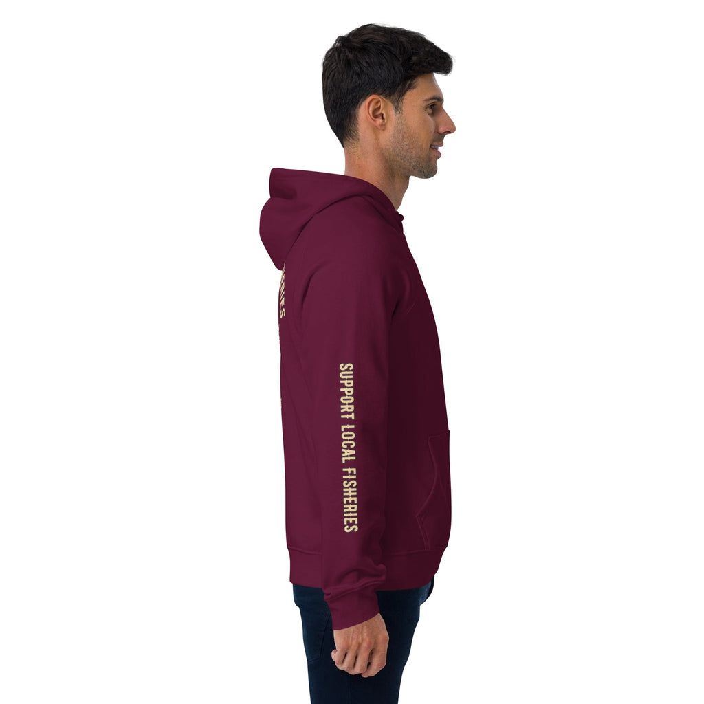 Men's Support Local Fisheries Tuna Eco Raglan Hoodie | Streetwear