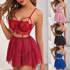Lace Babydoll Chemise Set