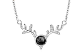 Christmas Birthday Gift, Antler Necklace