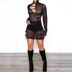 Hollow Short Dress for Beach Improvement Cheongsam