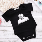"Round Neck Short Sleeve Baby Bodysuit - Pack My Diapers"