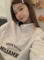 Women's Thin Loose Slim POLO Collar Sweater