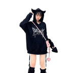 American Spice Girl Loose Fit Printed Sweater