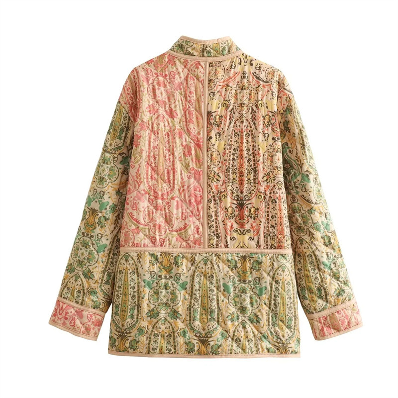 Women's Patchwork Woollen Jacket