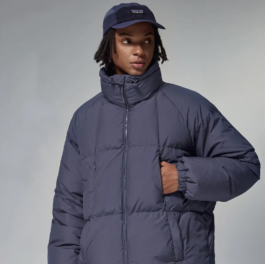 Men's Solid Turtleneck Jacket