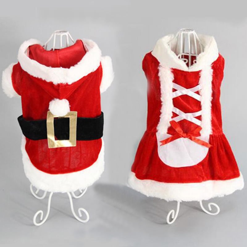 Warm Christmas Vest Shirt for Small Dogs