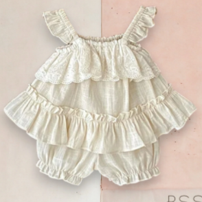 Lila Set: Camisole Top and Solid Color Shorts (One Set)