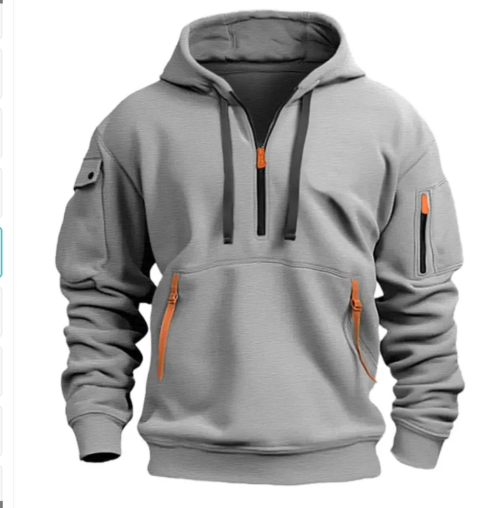 Cotton Dropped Shoulder Hooded Sweatshirt | Streetwear